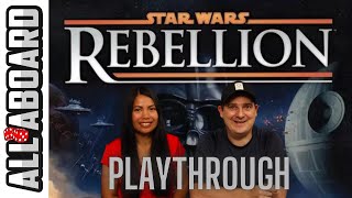 STAR WARS: REBELLION | Board Game | How to Play and Full Playthrough *with multiple camera angles*