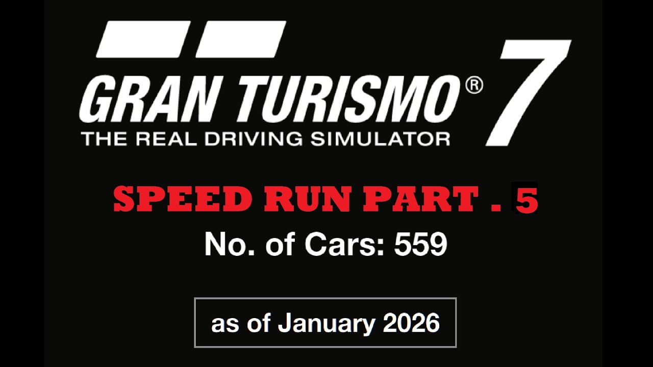 GRAN TURISMO 7 ALL CARS SPEED RUN PART.5 #gt7