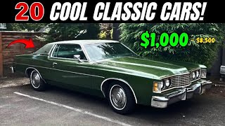 20 Cool Classics You Can Actually Afford! $1K–$8 5K