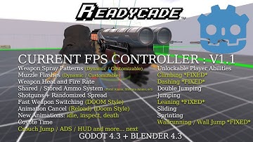 Current FPS Controller V1.1 (Blender 4.3 / Godot 4.3)
