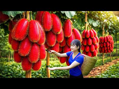 Ly Trieu Ca: Harvesting Giant Tropical Gourds – How to Make the Vietnamese Specialty Dish Bun Cha