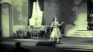 (RARE FOOTAGE) Il Barbiere di Siviglia: Una voce poco fa - Lily Pons - Metropolitan Opera- 1936 (HD)