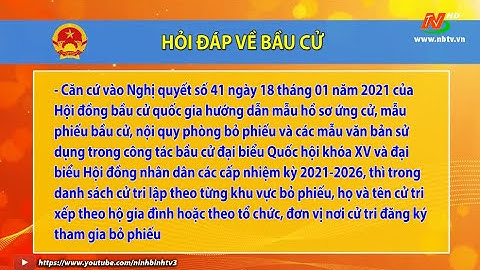 Hỏi đáp về bầu cử: Hướng dẫn ghi số thẻ cử tri, họ và tên cử tri đúng cách.