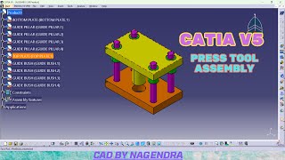 CATIA V5 Press Tool Assembly Design