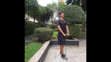 Elevação Frontal com Elástico