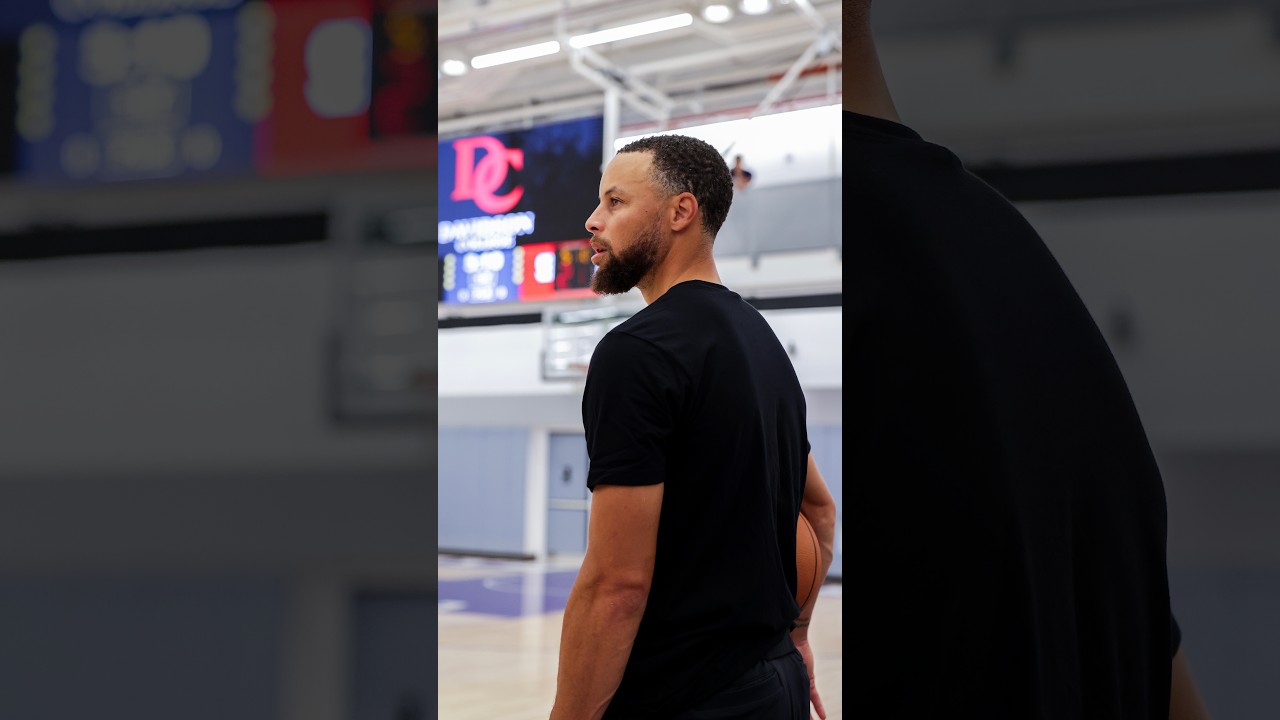 Half-Court Shot To End The Workout