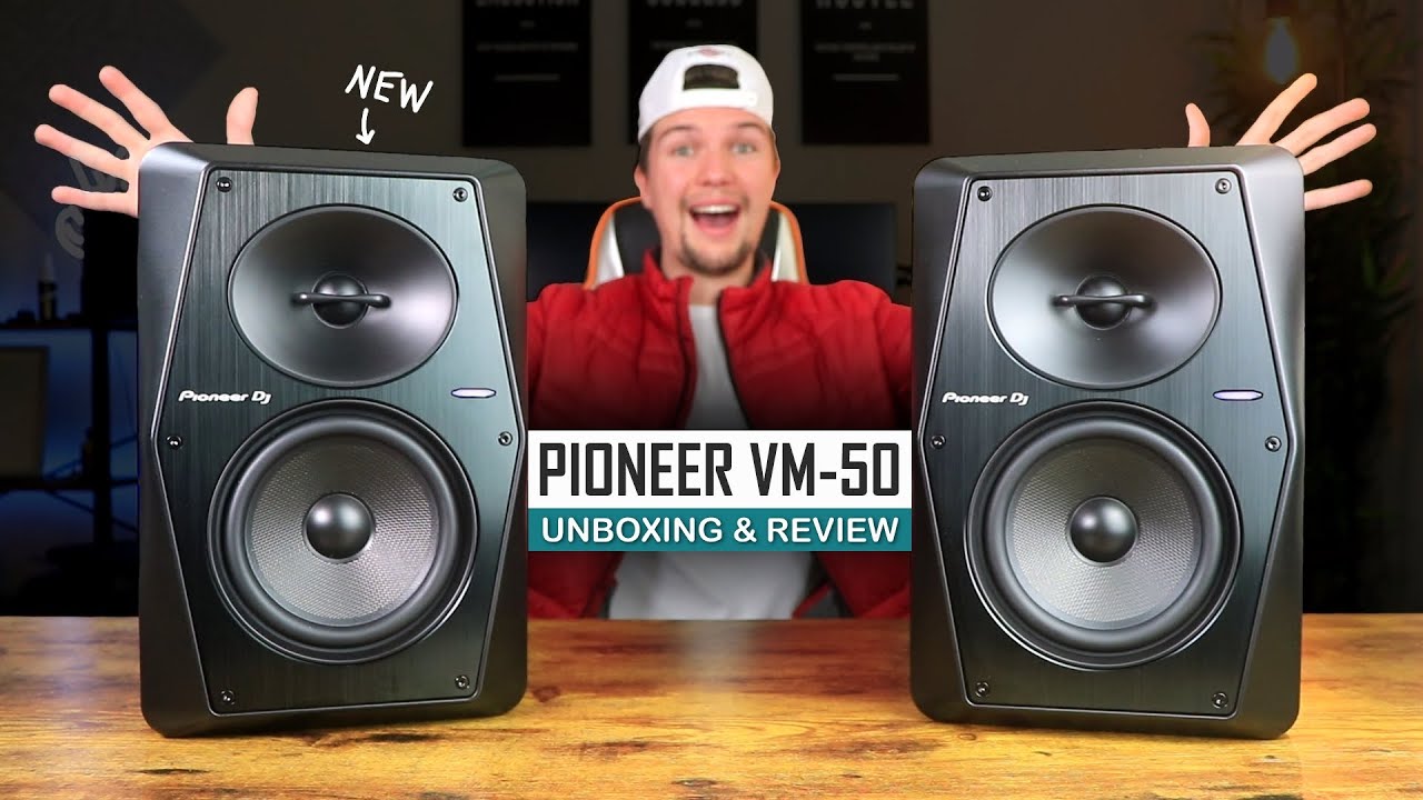 These BRAND NEW Studio Monitors Look INSANE!! - Pioneer DJ VM-50 Studio  Monitors (Unboxing & Review) - YouTube