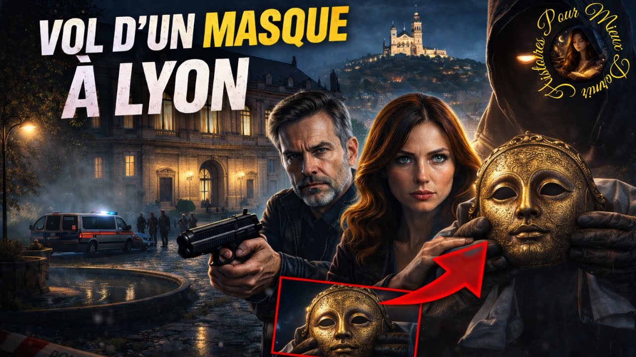 Histoires Pour Mieux Dormir 💤🛏️ ILS ONT VOLÉ LE MASQUE À LYON… ET PERSONNE N’A COMPRIS COMMENT