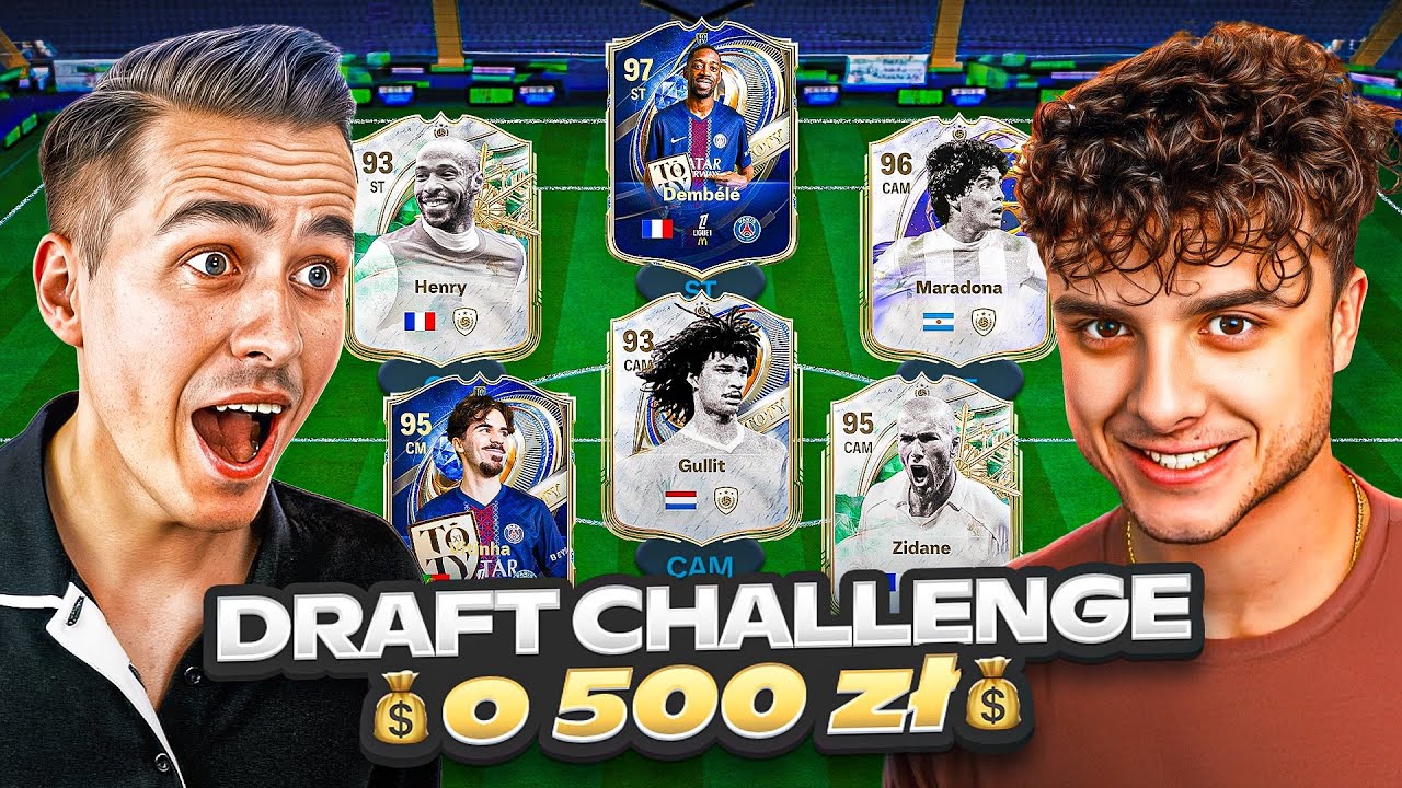 NAJDROŻSZY DRAFT CHALLENGE o 500 ZŁ vs BŁACHU | EA FC 26