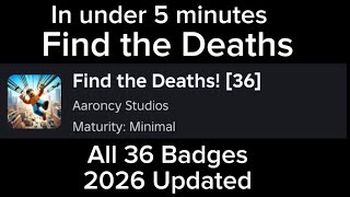 How to find all 36 Deaths in under 5 Minutes in Find the Deaths on Roblox screenshot 5