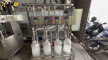 MÁY CHIẾT RÓT DẦU ĂN 4 VÒI BÁN TỰ ĐỘNG