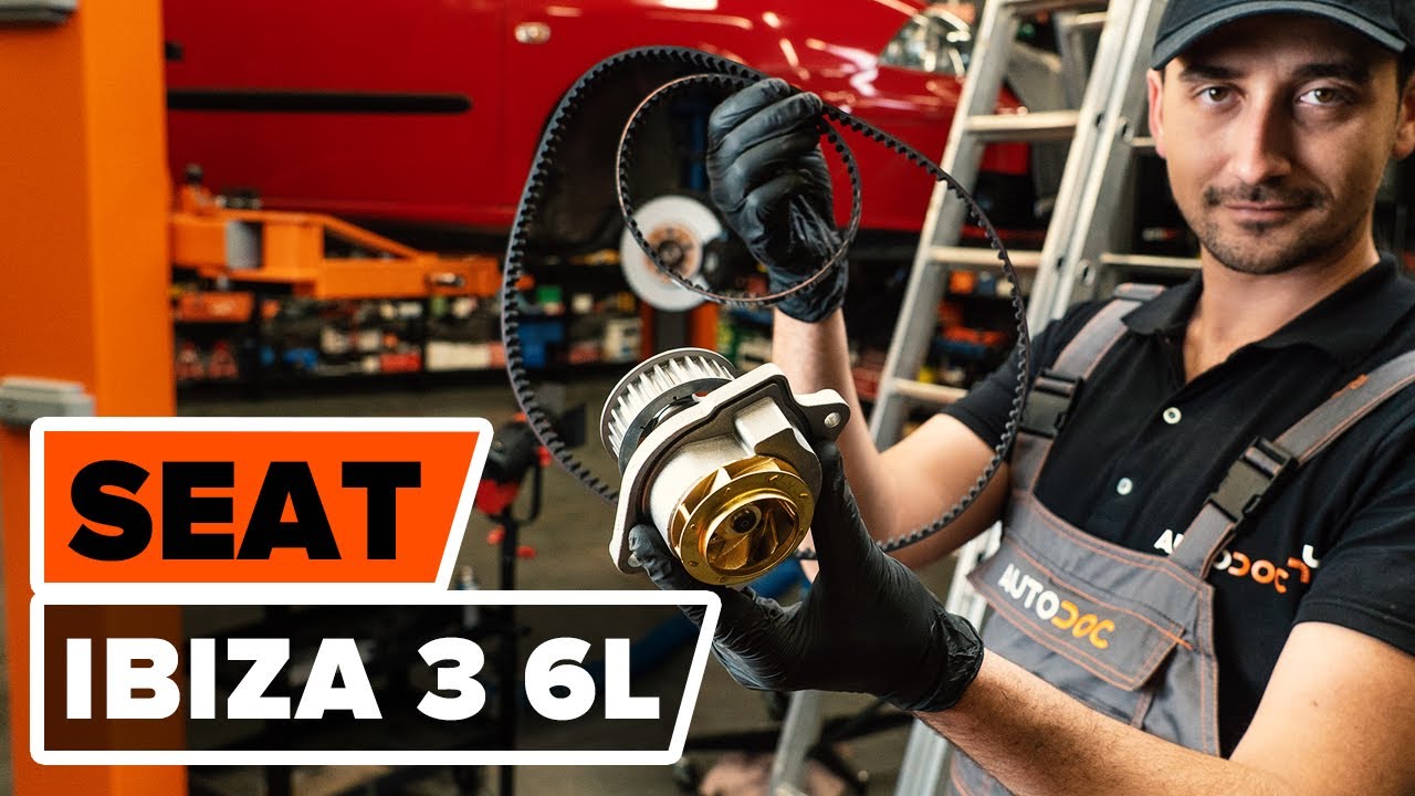 Comment remplacer kit de distribution et pompe à eau sur SEAT IBIZA 3 6L [TUTORIEL AUTODOC]