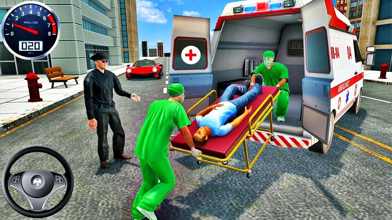 City Ambulance Emergency Simulator 2020 - Hero Rescue Van Drive #2 - Android GamePlay