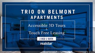 Trio on Belmont | Kitchener| Accessible Apartment 3D Tour | 2b2b