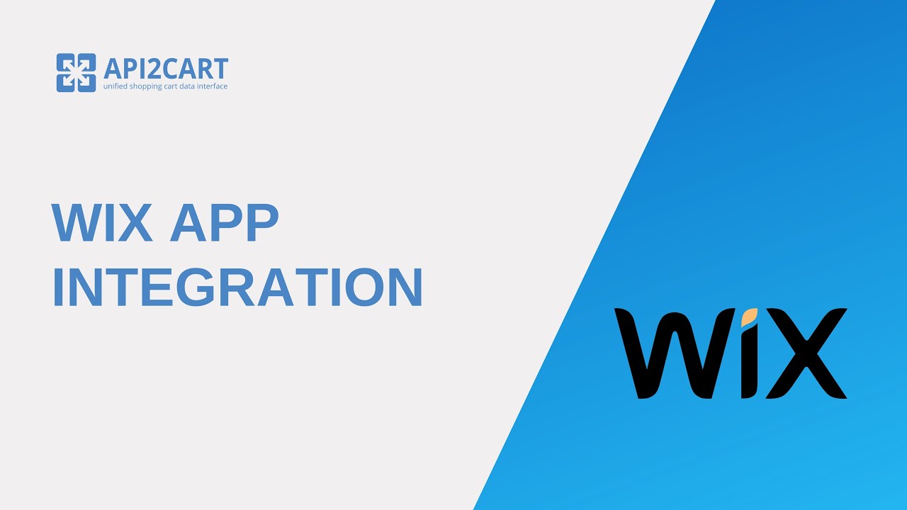 How to Develop Wix APP Integration Ease I API2Cart - YouTube