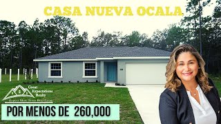 Casa Nueva Ocala por menos de  $250,000