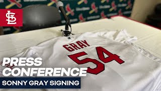 Cardinals Introduce Sonny Gray | St. Louis Cardinals