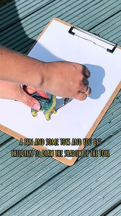 Discover the Beauty of Shadow Drawing #shadow #kidsactivityathome 😊
