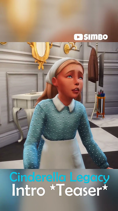*Ausschnitt* des Intro's zur Cinderella Legacy!🥿 (11) #Disney #Cinderella #Sims4 #Sims #shorts