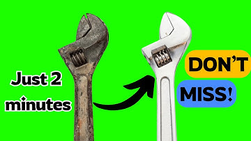 Genius invention - How To Quickly Remove Rust