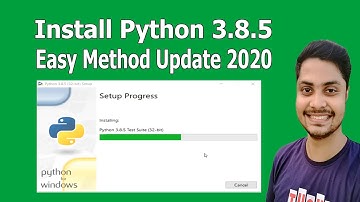 How to install Python 3.8.5 on windows 10 in 2020