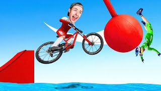 I BEAT THIS IMPOSSIBLE RACE in DESCENDERS screenshot 4