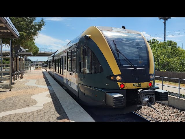 4k-full-ride-denton-county-transit-authority-s-a-train-northbound-trinity-mills-denton-youtube