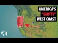 Geography of the Empty West Coast