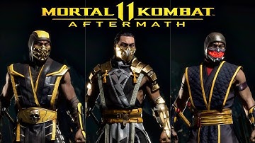 Mortal kombat 11 - scorpion - combos for all variations