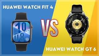 Huawei Watch Fit 4 Vs Huawei Watch Gt 6 Comparison