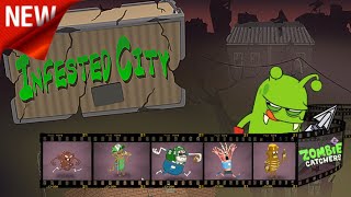 NEW ZOMBIES 🧟‍♂️ NEW LEVELS | NEW Map INFESTED CITY | level 83 | zombie catchers screenshot 5
