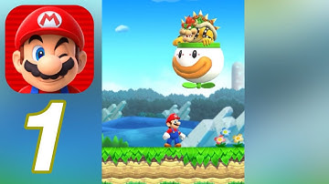 Super Mario Run - Gameplay Walkthrough Part 1 - Tutorial (iOS,Android)