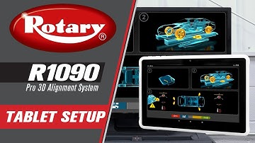 Rotary R1090 Aligner: Tablet Setup