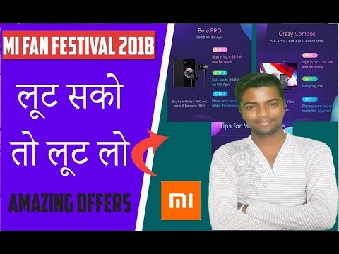 mi fan festival offer in India 2018