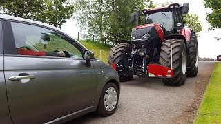 TRACTOR OF THE YEAR 2017 - CaseIH Optum 300cvx & Fiat 500 - CRASH TEST