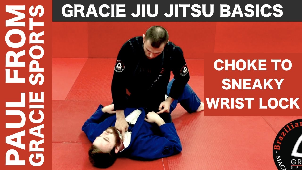 Gracie Jiu Jitsu Basics how to do a wrist lock from the mount position