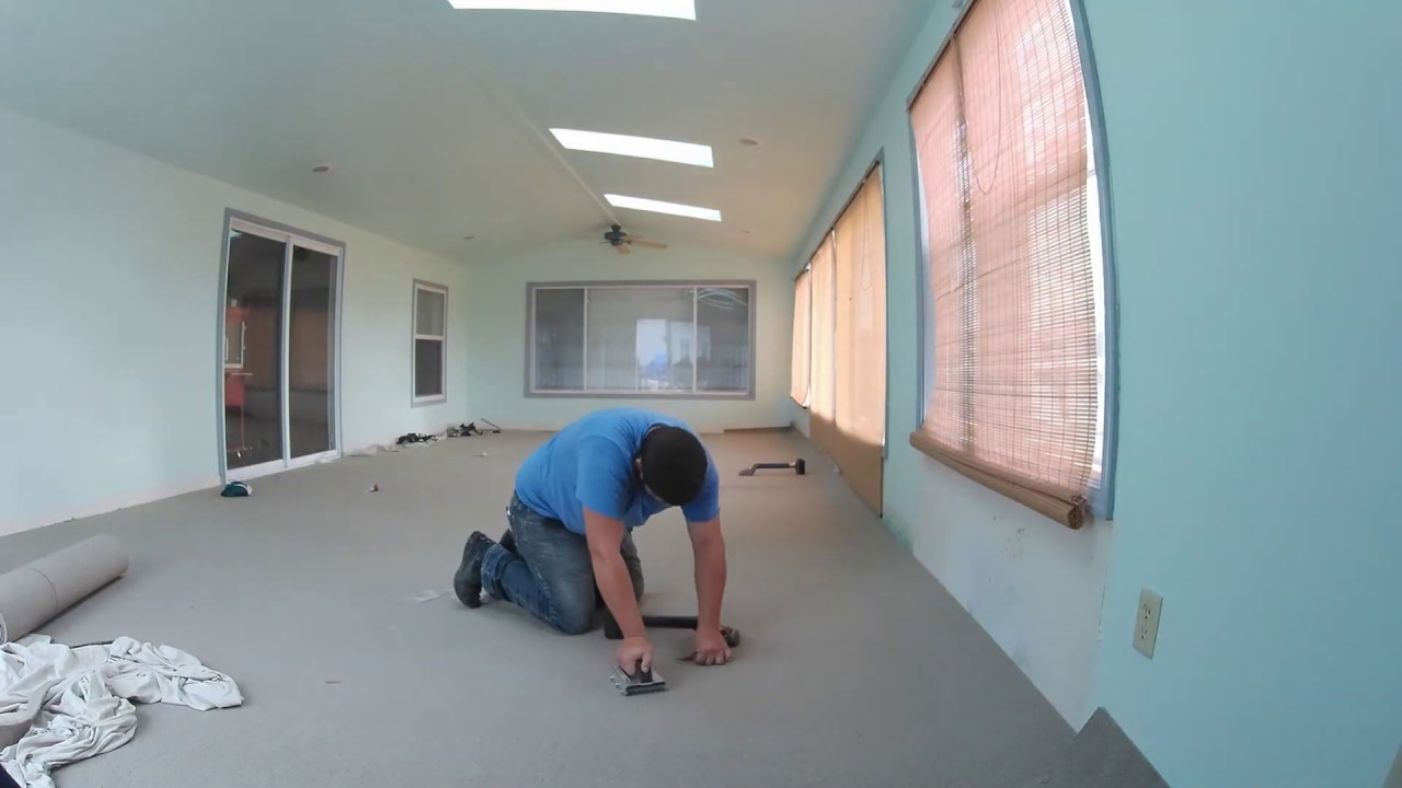 Glue Down Carpet YouTube