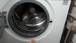 LG Washing machine destruction by using two heavy towels