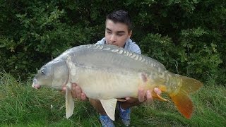 peche rapide en petit etang de 2ha (2 poissons sur 2 touches.)