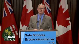 4 p.m.: Education Minister Stephen Lecce makes school reopening announcement