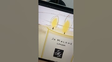 Draw Jo Malone Candle Jar on Procreate IPad Pro