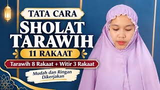 Tata Cara Sholat Tarawih 11 Rakaat yang Benar | 8 Tarawih   3 Witir #doa #sholat #niat