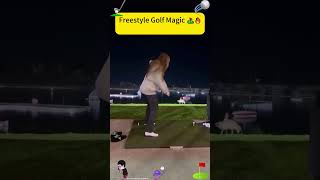 Freestyle Golf Skills That Don’t Look Real ⛳🔥 #golf #golfer #golfing #freestyle #trickshots #shorts