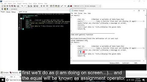 How to use cin and getch() in C++ | PROGRAMMING BUGZ