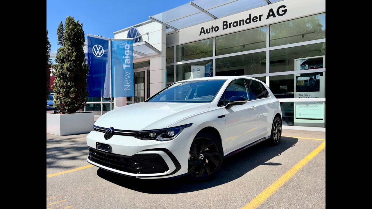 Golf 8 R-Line 190PS DSG (2023) purewhite 656676 - YouTube