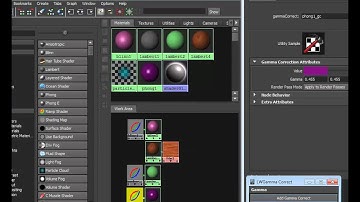 Maya Tools - Linear Workflow Gamma Correct