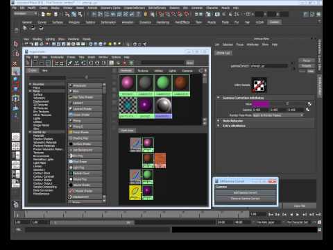 Maya Tools - Linear Workflow Gamma Correct