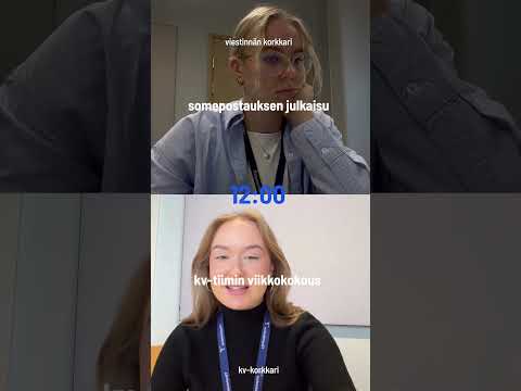 Korkeakouluharjoittelijoiden päivä 50 sekunnissa