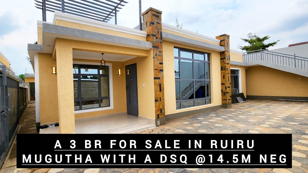 Inside KSH 14,500,000 three bedroom house with an sq for sale in Ruiru Mugutha 