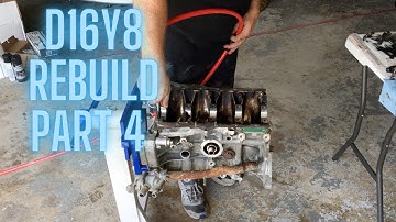 1998 Honda Civic EX Engine Rebuild Part 4